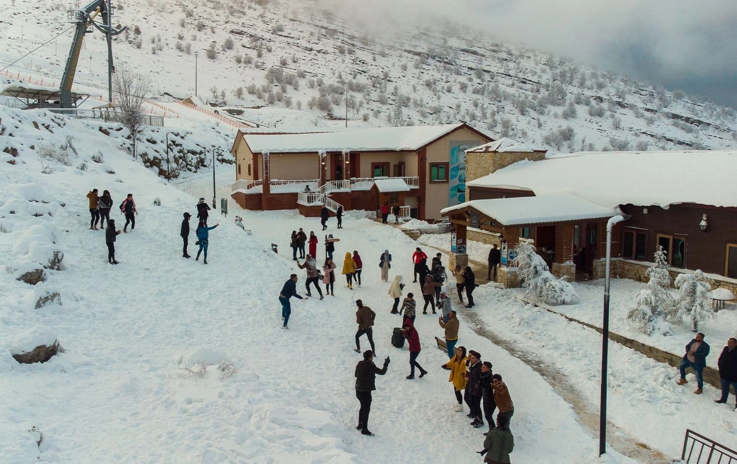 Korek Mountain in the Kurdistan Region's Erbil province in the winter. Photo: Bilind T. Abdullah/Rudaw