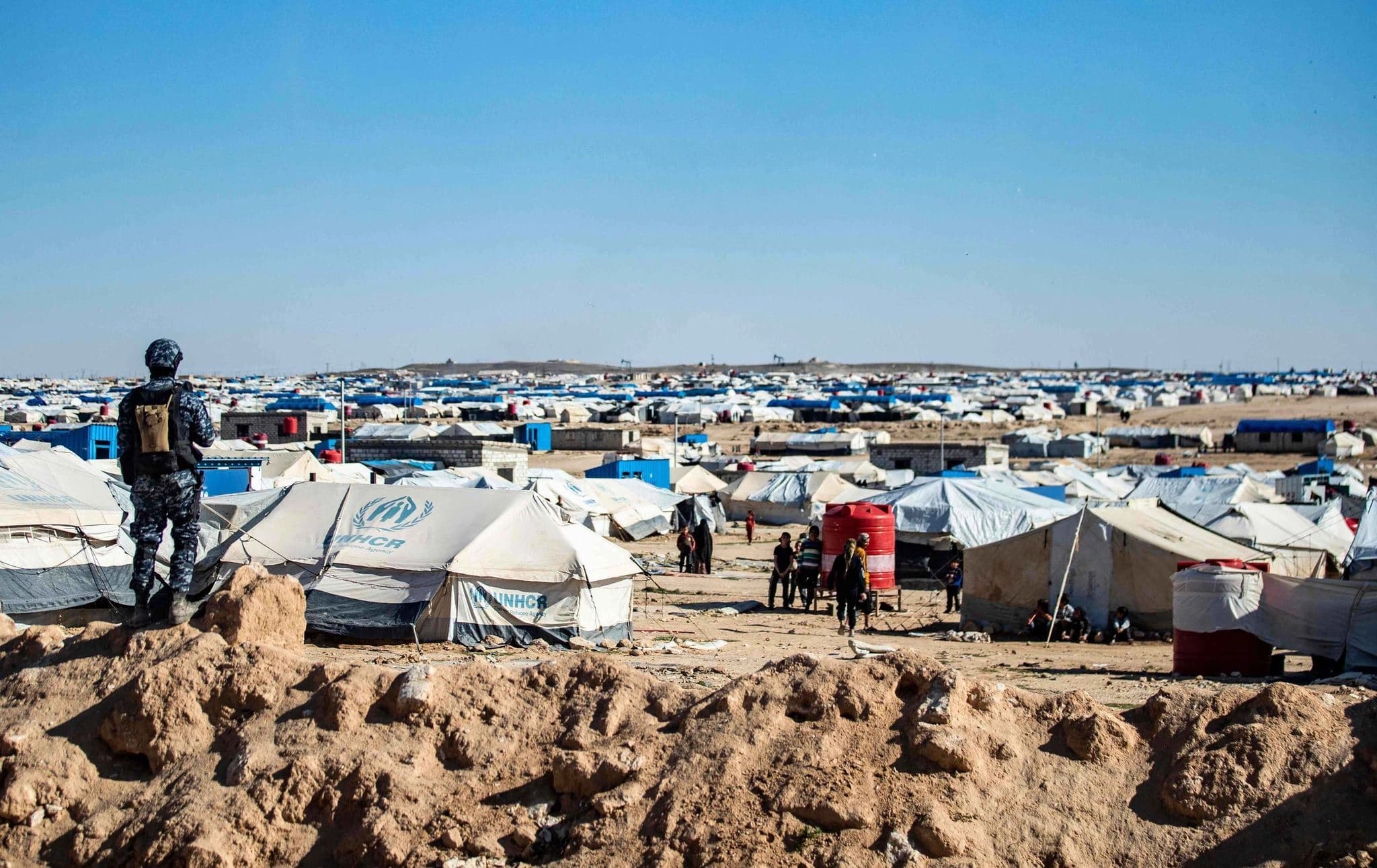 Al-Hol camp in northeast Syria (Rojava). Photo: AFP/file