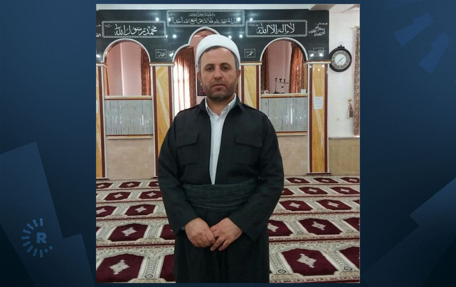 Mohammed Khezrnejad, a Kurdish cleric from the Kurdish city of Bukan in western Iran (Rojhelat) was sentenced to death. Photo: Hengaw Organization for Human Rights