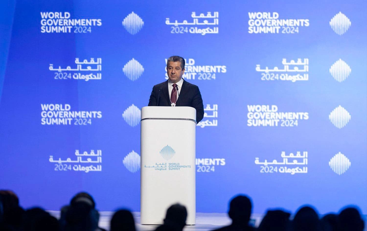 Kürdistan Bölgesi Başbakanı Mesrur Barzani, Dubai’deki 2024 Dünya Hükümet Zirvesi’nde konuştu / Foto: Kürdistan Bölgesi Hükümeti