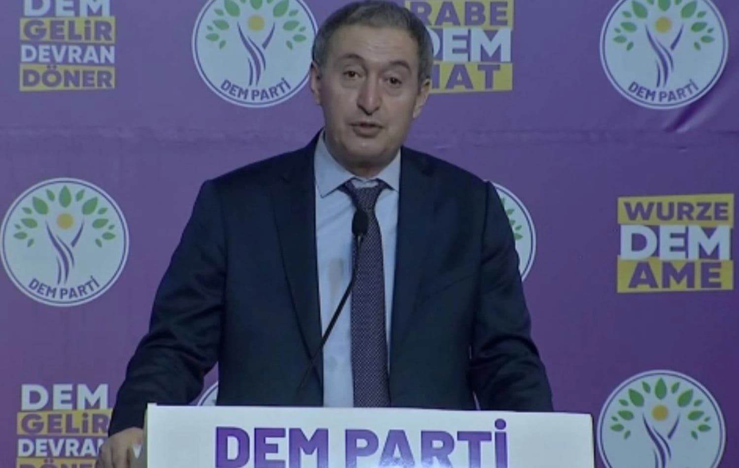 DEM Parti Eş Genel Başkanı Tuncer Bakırhan / Video alıntıs / AA