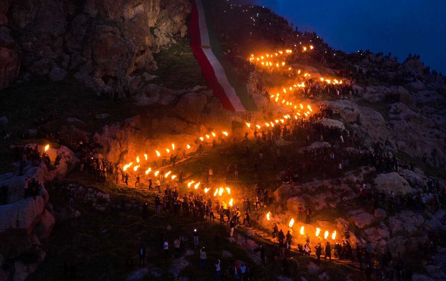 Akre'deki Newroz kutlamasından bir kare / Foto: Arşiv / Rûdaw