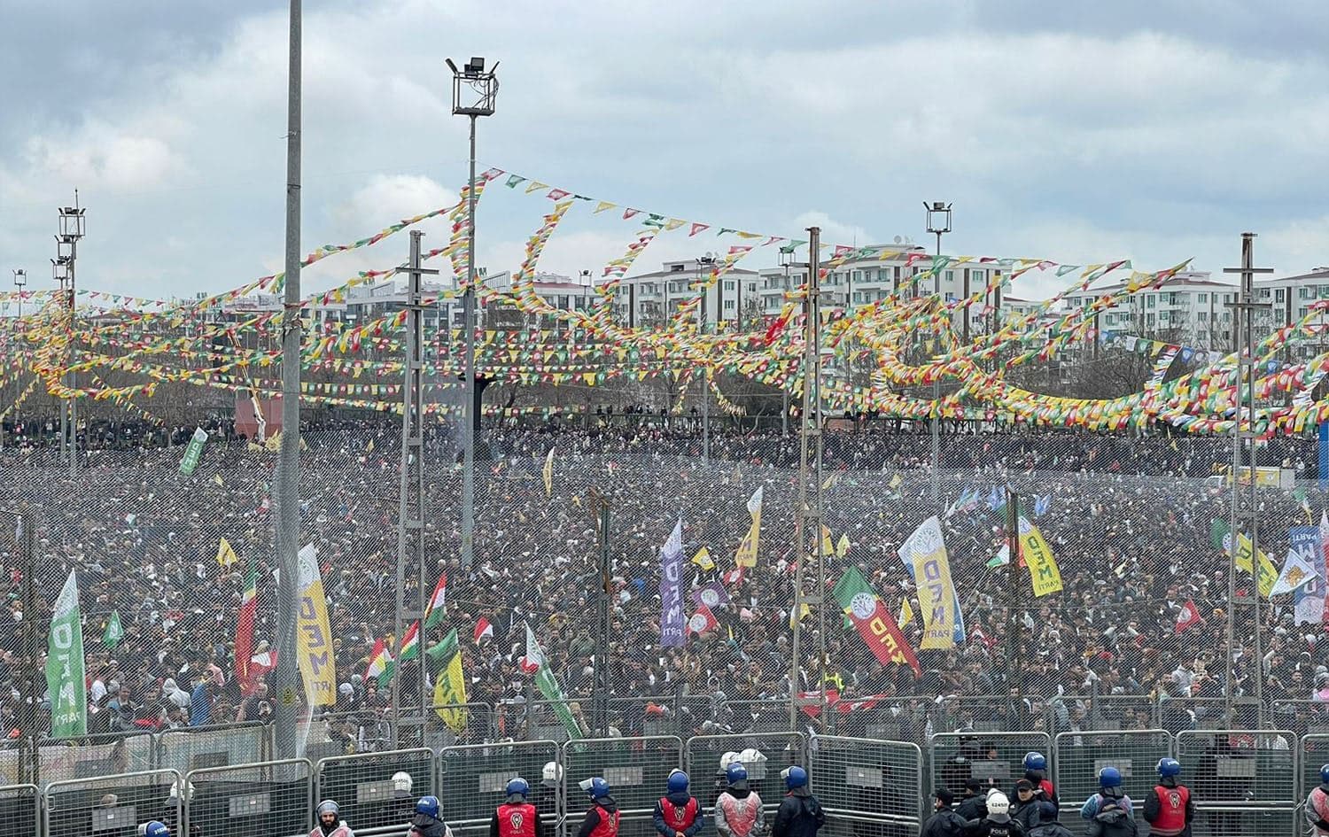 The Kurdish city of Amed (Diyarbakir) in southeast Turkey hosted a massive Kurdish New Year (Newroz) celebration on March 21, 2024. Photo: Murat Bulut/Rudaw