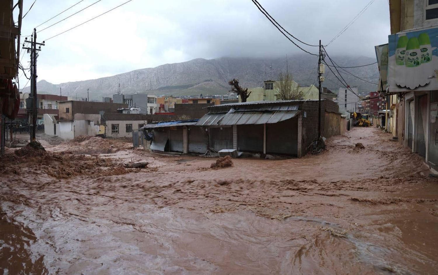 Flash floods battered Kurdistan Region's Duhok province on March 18, 2024. Photo: Rudaw