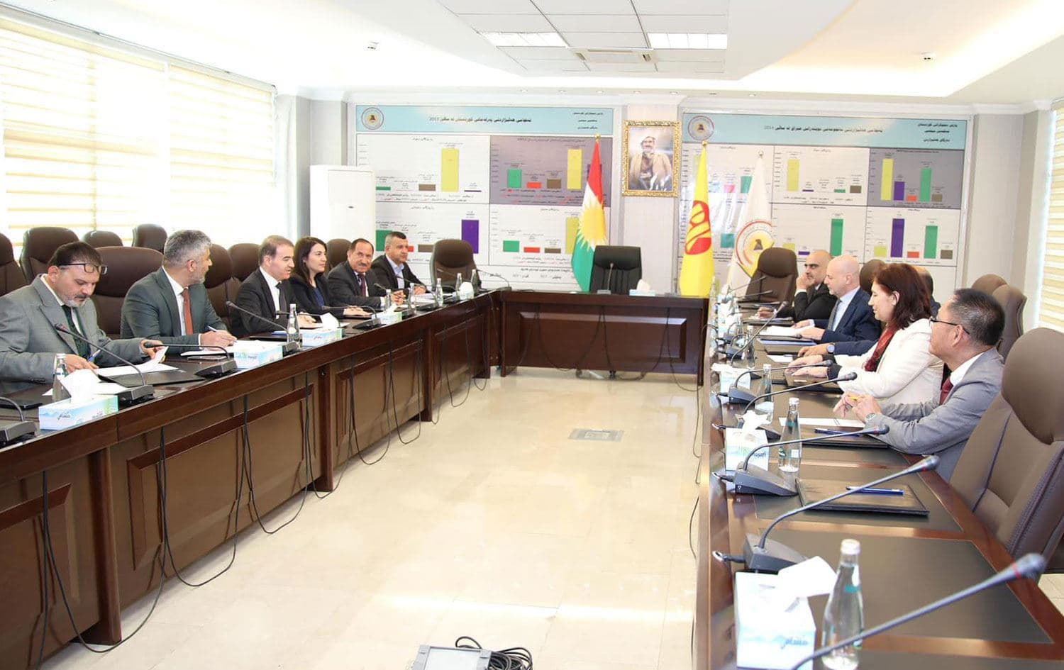 Îro şandeyeke bilind a PDKyê bi şandeyeke UNAMIyê re civiya