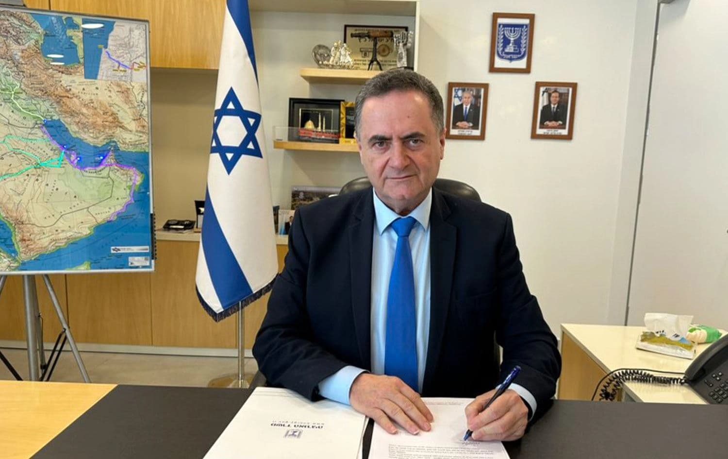 Wezîrê Karên Derve yê Îsraîlê Yisrael Katz / Wêne: Arşîv