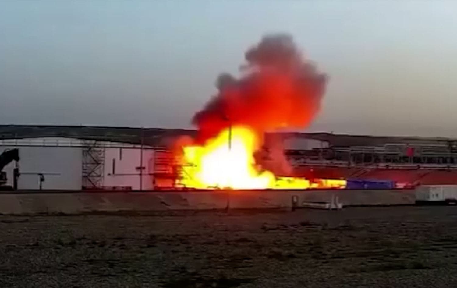 چرکەساتی هێرشە درۆنییەکەی سەر کێڵگەی گازی کۆرمۆر