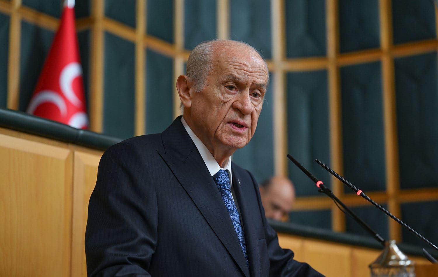 MHP Genel Başkanı Devlet Bahçeli, bugün partisinin grup toplantısında konuştu. / AA