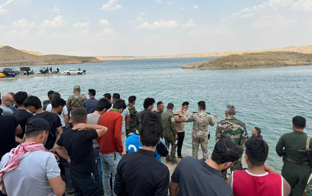 دیمەنی گەڕان بەشوێن تەرمی گەنجەکەی کەرکووک.
