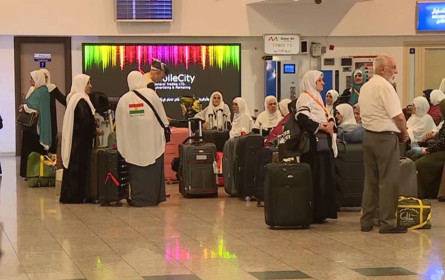 بەشێک لە حاجییانی هەرێمی کوردستان لە ساڵانی رابردوو. وێنەکە تەنیا بۆ روونکردنەوە دانراوە