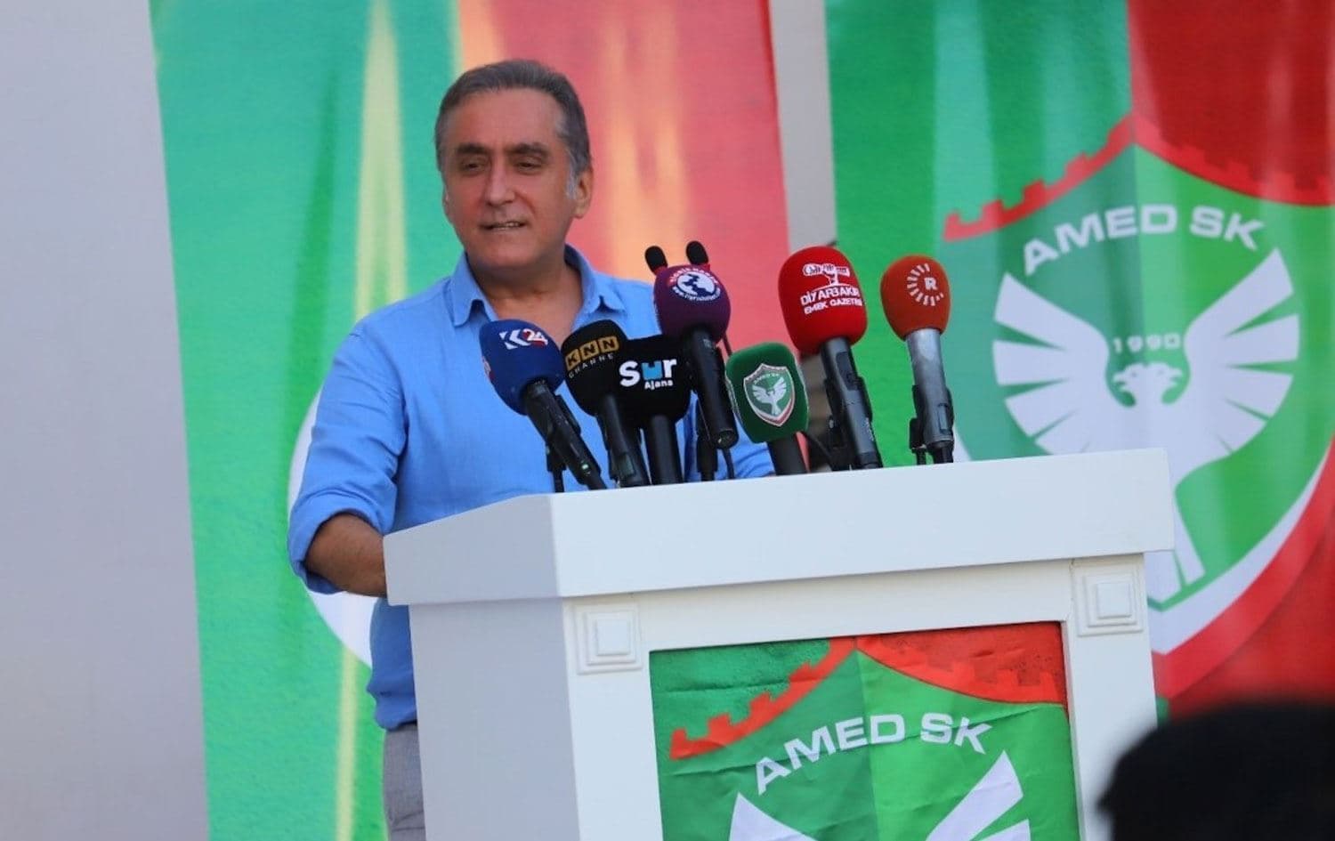 Amedspor Başkanı Aziz Elaldı / Foto: Rûdaw