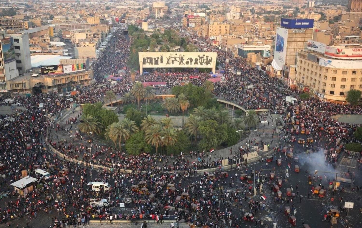 Baghdad's Tahrir Square. Photo: AFP