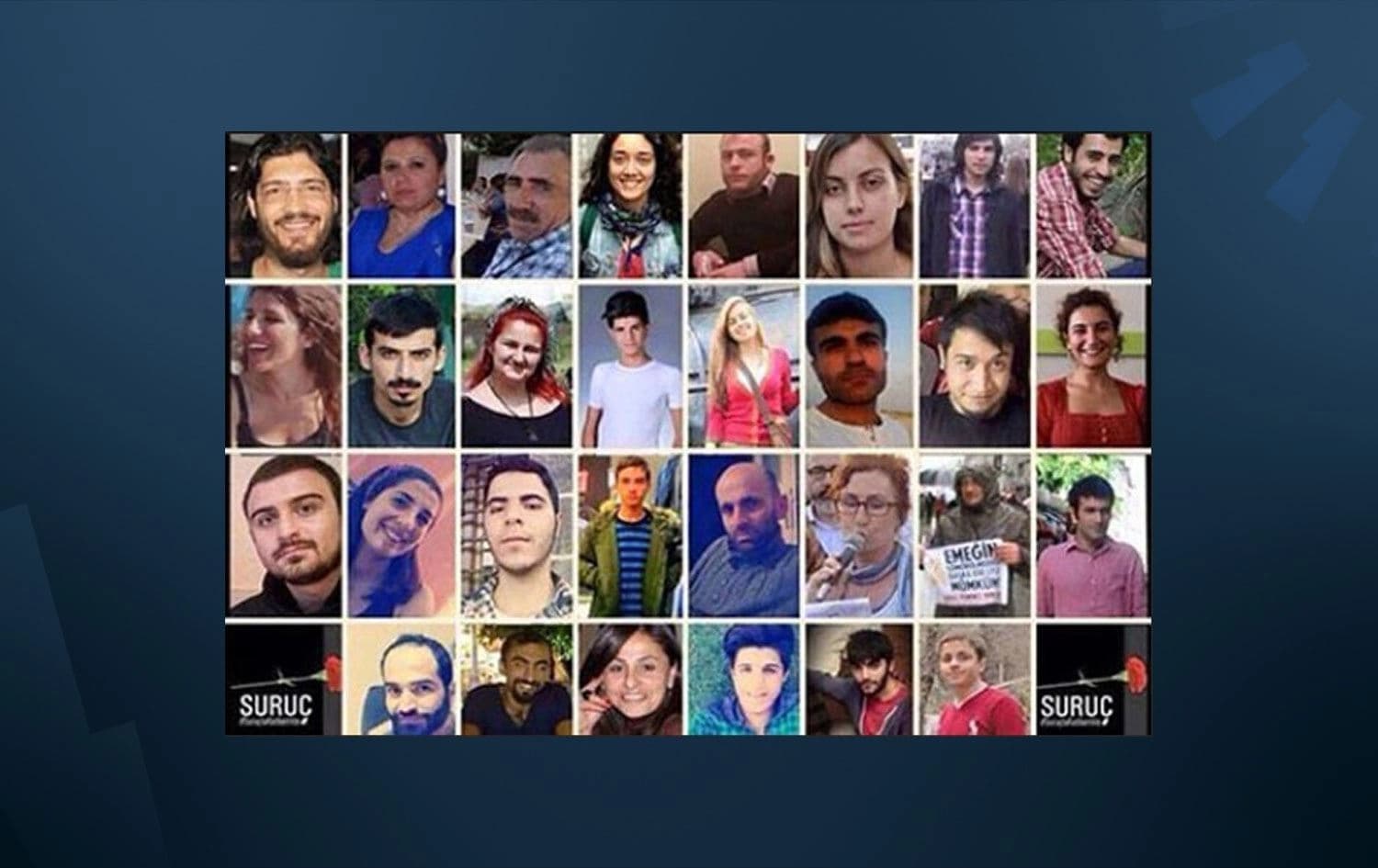 Suruç'ta ölen 33 kişi