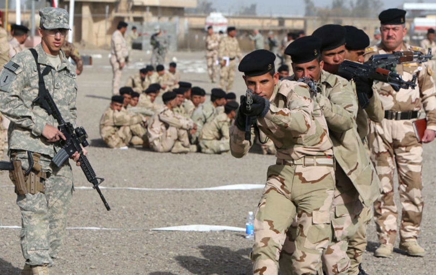 US troops are training Iraqi soldiers near Baghdad. Photo: AFP/file