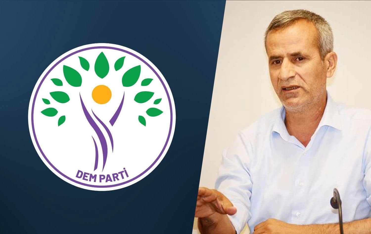 Logoya DEM Partiyê û Zeynî Îpek / Wêne: Rûdaw Grafîk