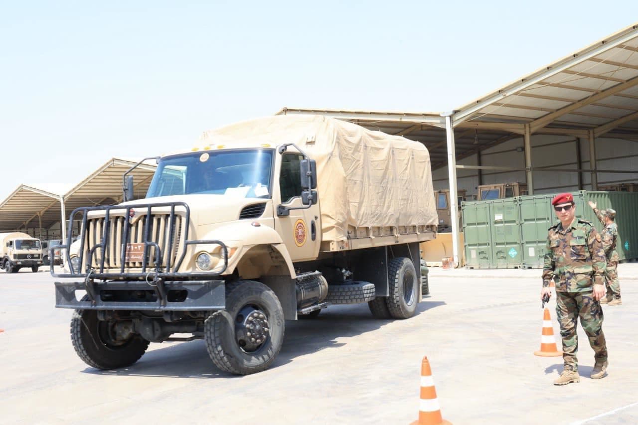 US delivered new patch of military aid to Peshmerga in Erbil on August 6, 2024. Photo: Peshmerga ministry