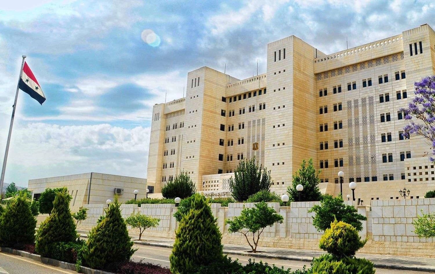 Syrian foreign ministry building. Photo: SANA