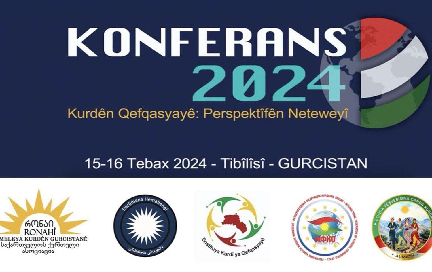 Logoya Konferansê / Wêne: Rûdaw Grafîk