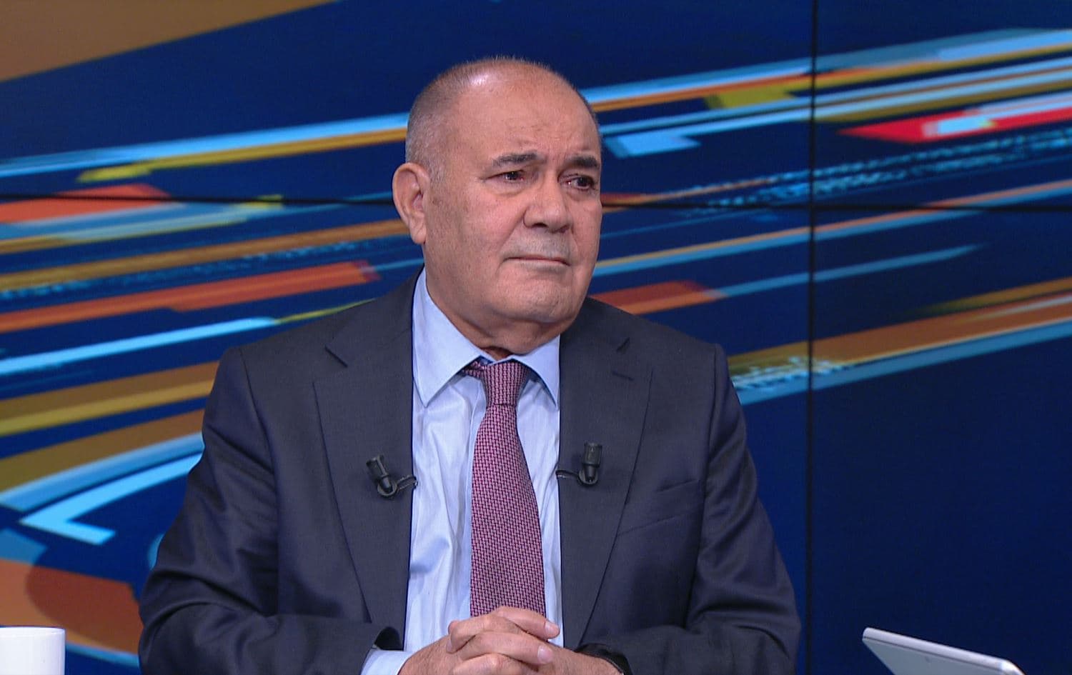PUK spokesperson Saadi Ahmed Pira speaking to Rudaw on August 20, 2024. Photo: Rudaw/screengrab