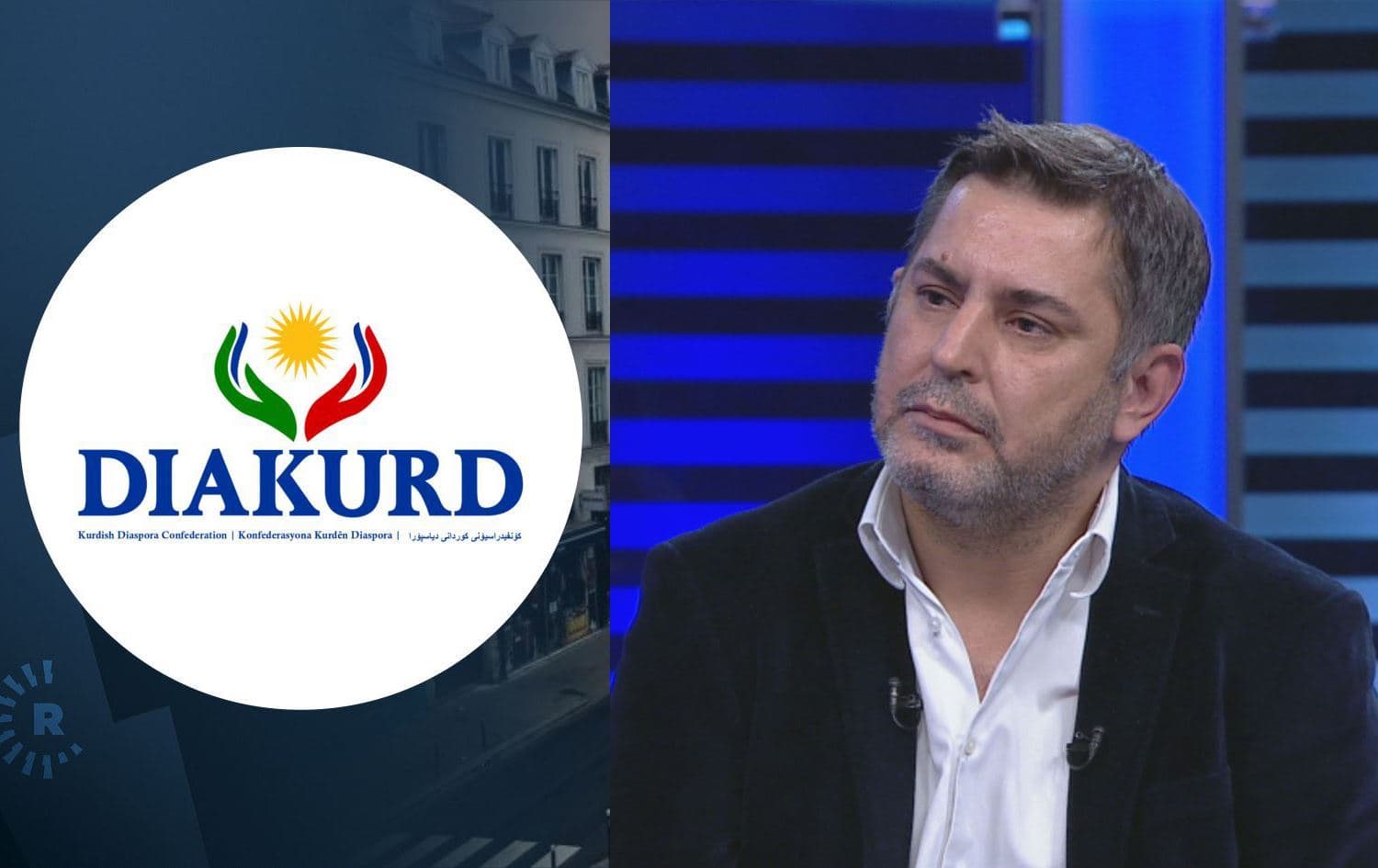 Parêzerê Diakurdê Hişyar Ozalp ji Rûdawê re axivî / Wêne: Rûdaw Grafîk