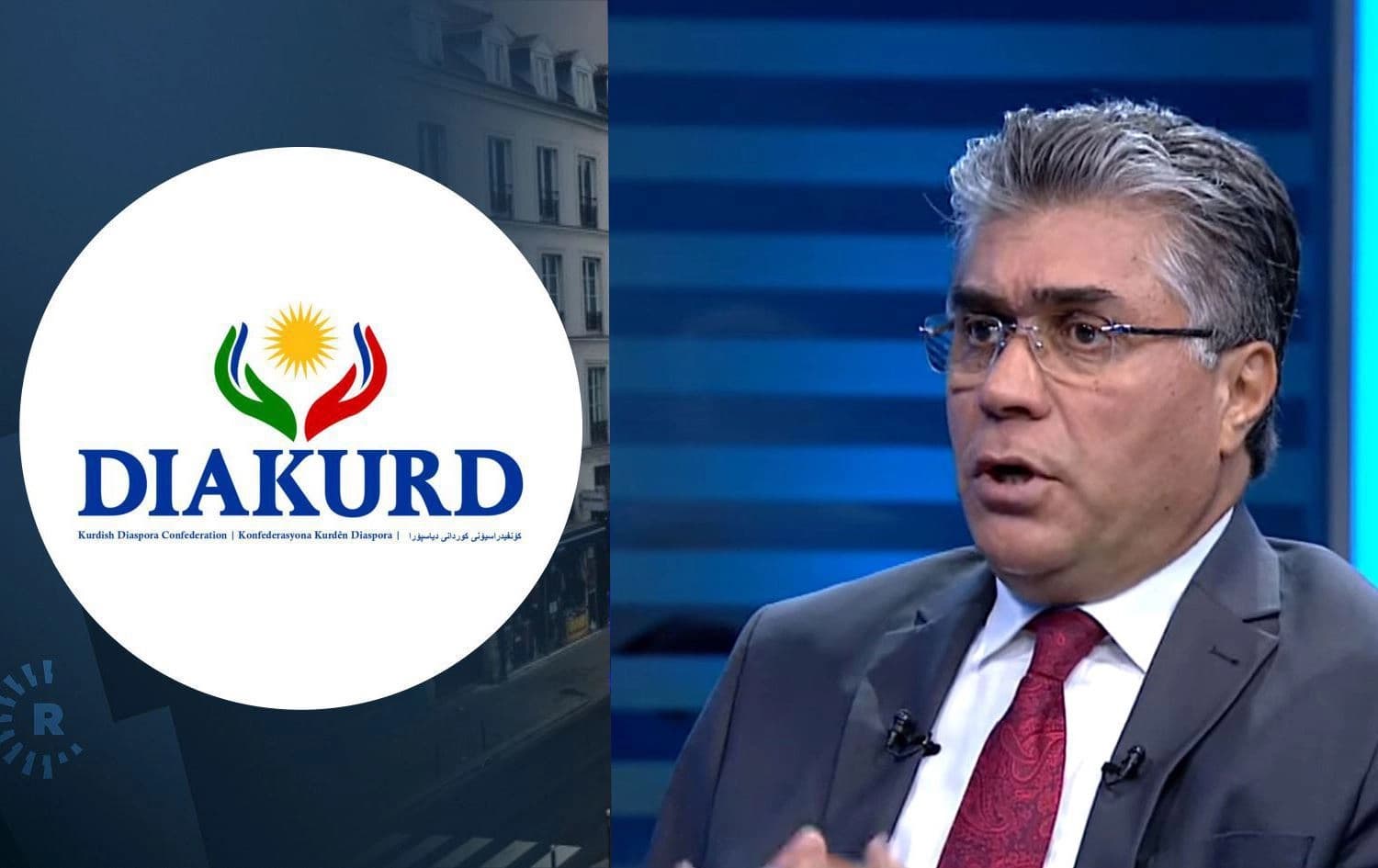 Mustafa Ozçelîk bi peyameke piştgiriya xwe ji bo vê hewla Diakurdê nîşan da / Wêne: Rûdaw Grafîk