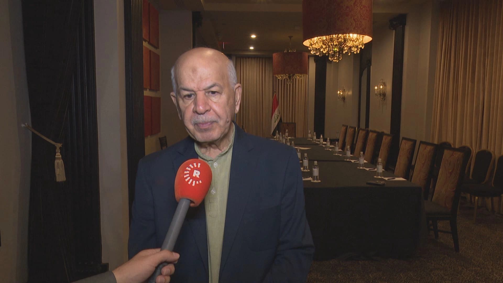 Hamid Khalaf, executive director of higher committee for education development in Iraqi Prime Minister Mohammed Shia’ al-Sudani’s office, speaking to Rudaw on September 13, 2024. Photo: Rudaw