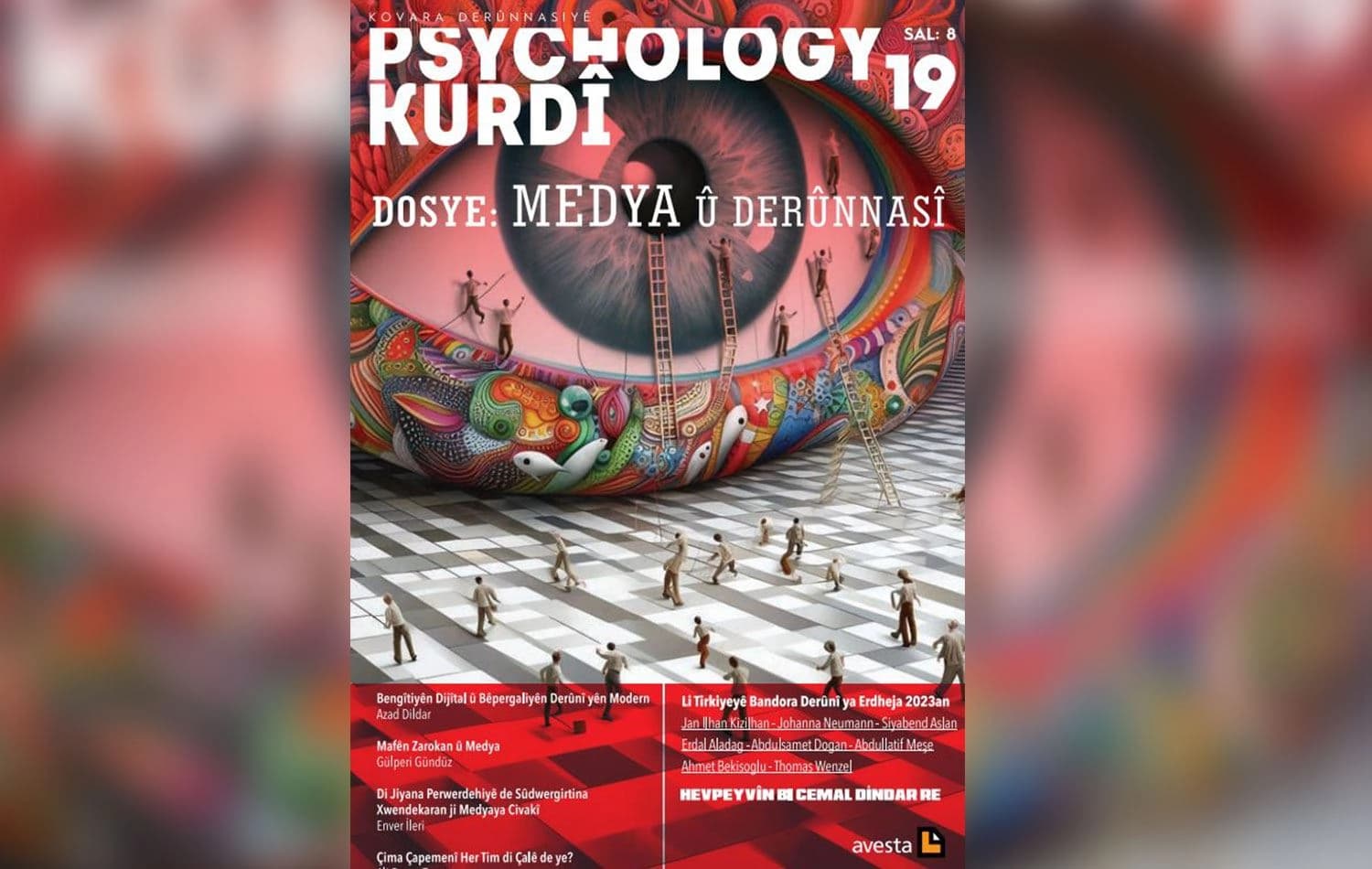 Kürtçe psikoloji dergisi "Psychology Kurdî"nin 19. sayısı okurlarıyla buluştu. / Foto: Rûdaw