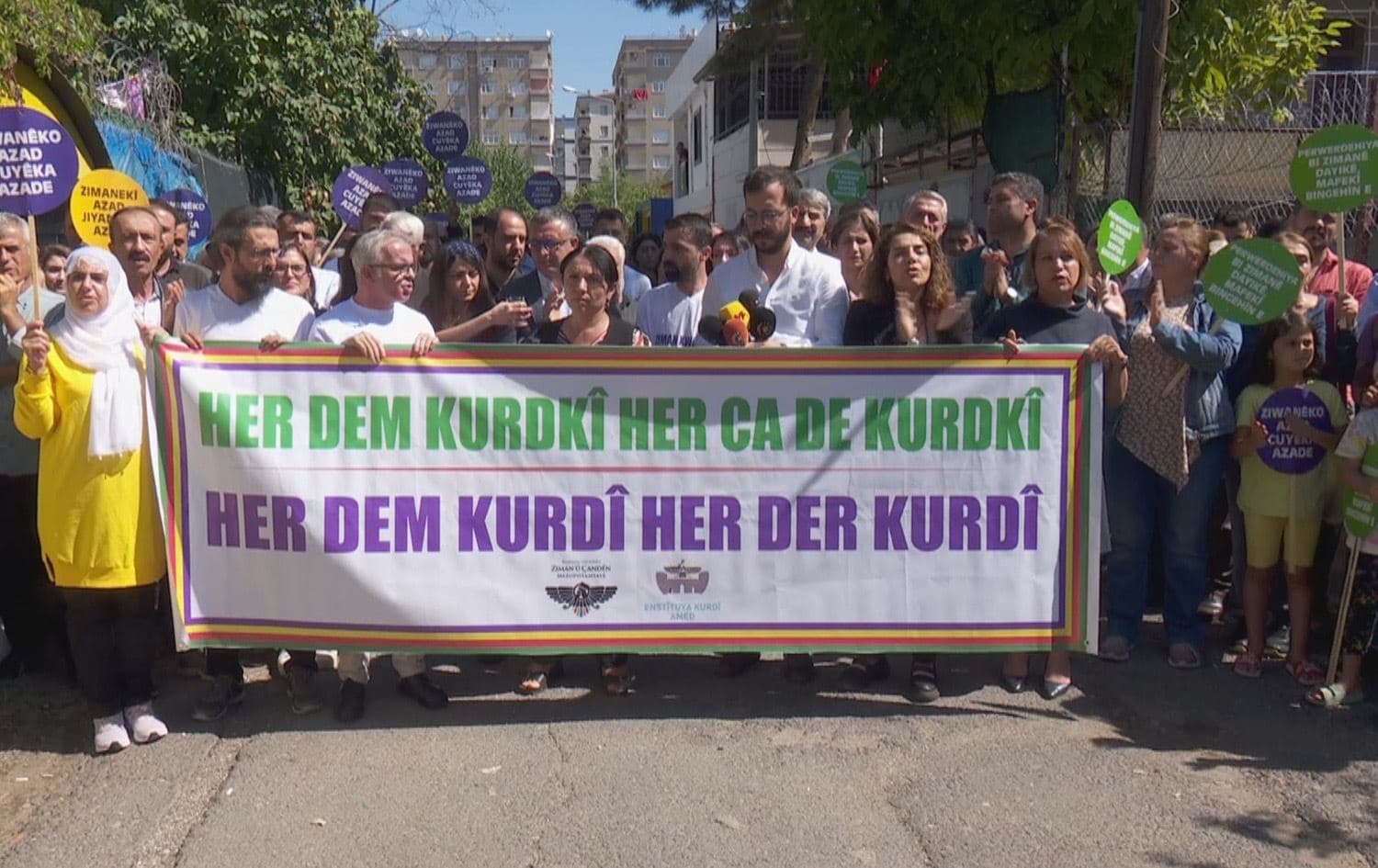 Çalakiya ji bo Zimanê Kurdî\ Amed: Wêne: Rûdaw