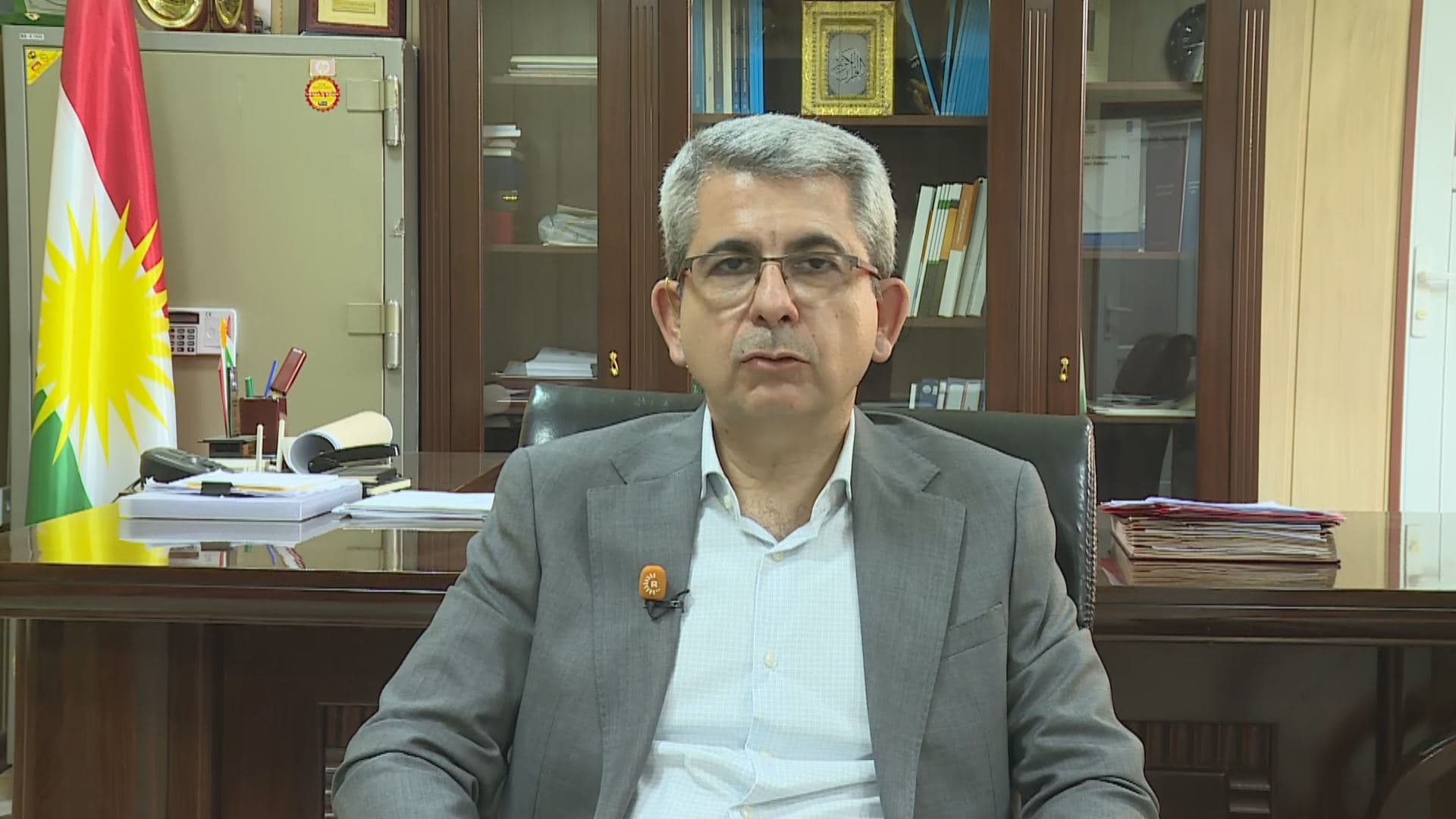 Sirwan Mohammed, acting head of Kurdistan Region’s census board, speaking to Rudaw on October 2, 2024. Photo: Rudaw