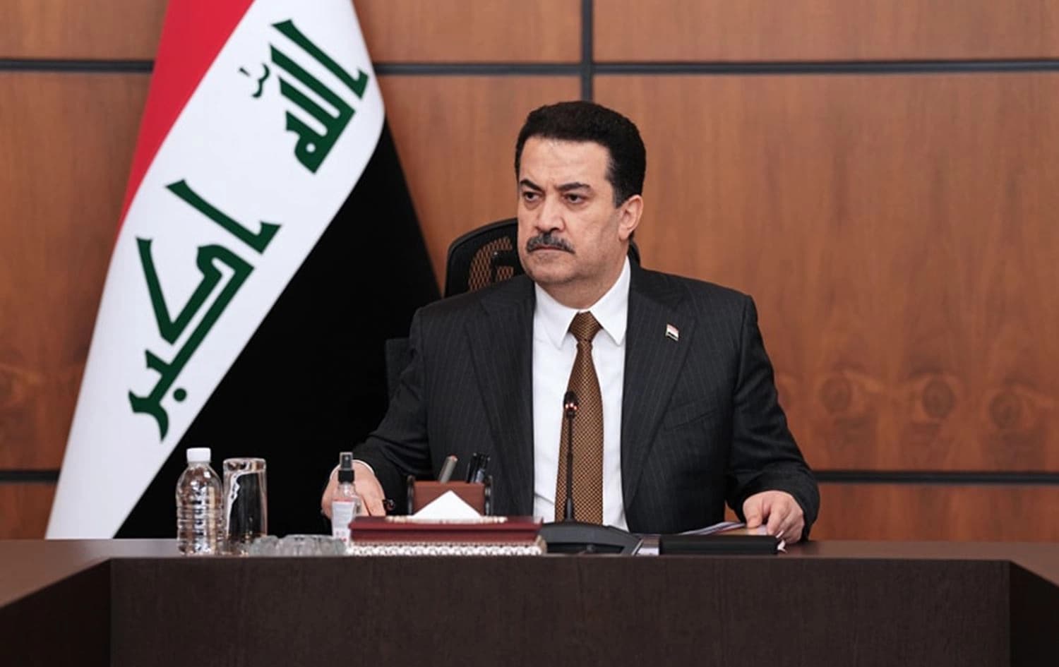 Iraqi Prime Minister Mohammed Shia' al-Sudani chairs a cabinet meeting in Baghdad on September 18, 2024. Photo: Office of the PM