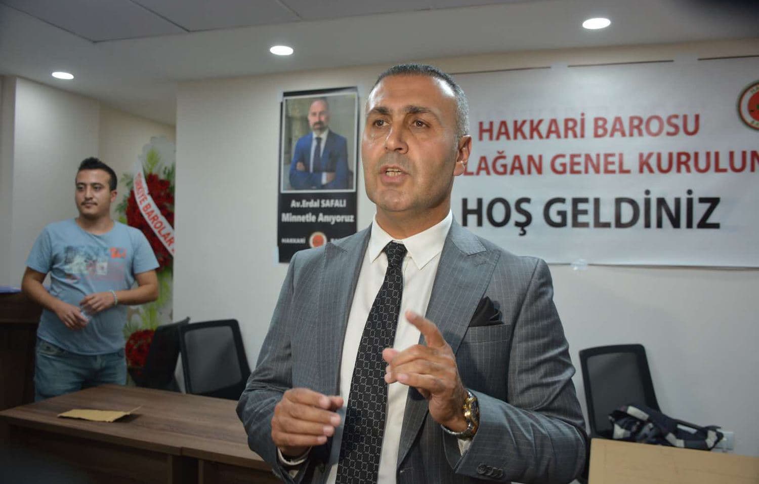 Foto: Hakkari Barosu Başkanı Ergün Canan