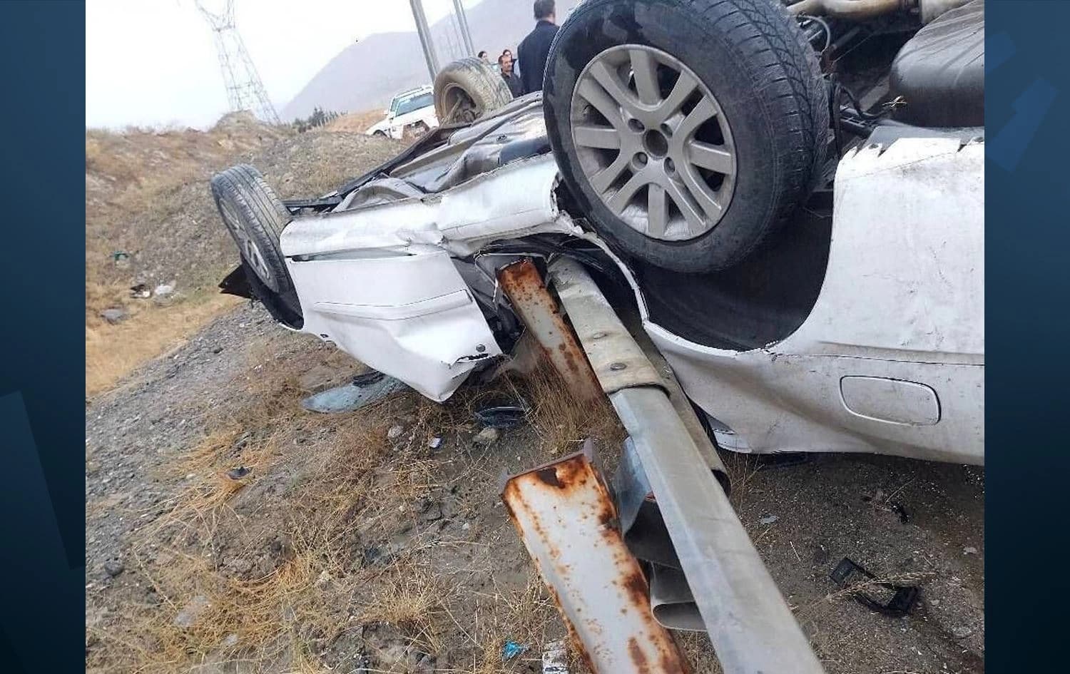 وێنەیەکی ئەرشیڤیی رووداوێکی هاتووچۆ لە ورمێ
