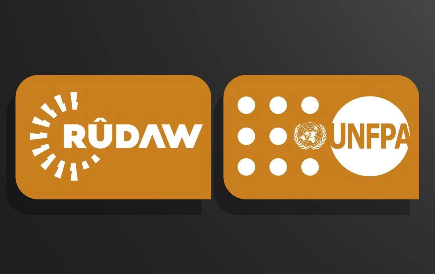 Rudaw and UNFPA logos