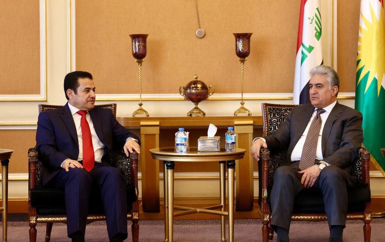 Irak Ulusal Güvenlik Müsteşarı Kasım Araci & ürdistan Bölgesi İçişleri Bakanı Reber Ahmed