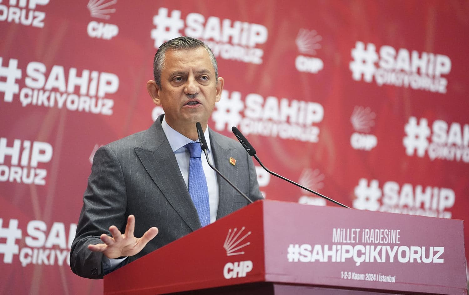 Serokê Giştî yê CHPyê Ozgur Ozel / Wêne: AA