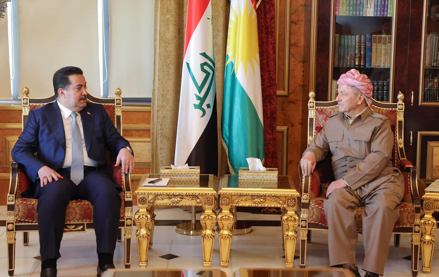 Foto: Başkan Barzani ve Irak Başbakanı Muhammed Şiya es-Sudani