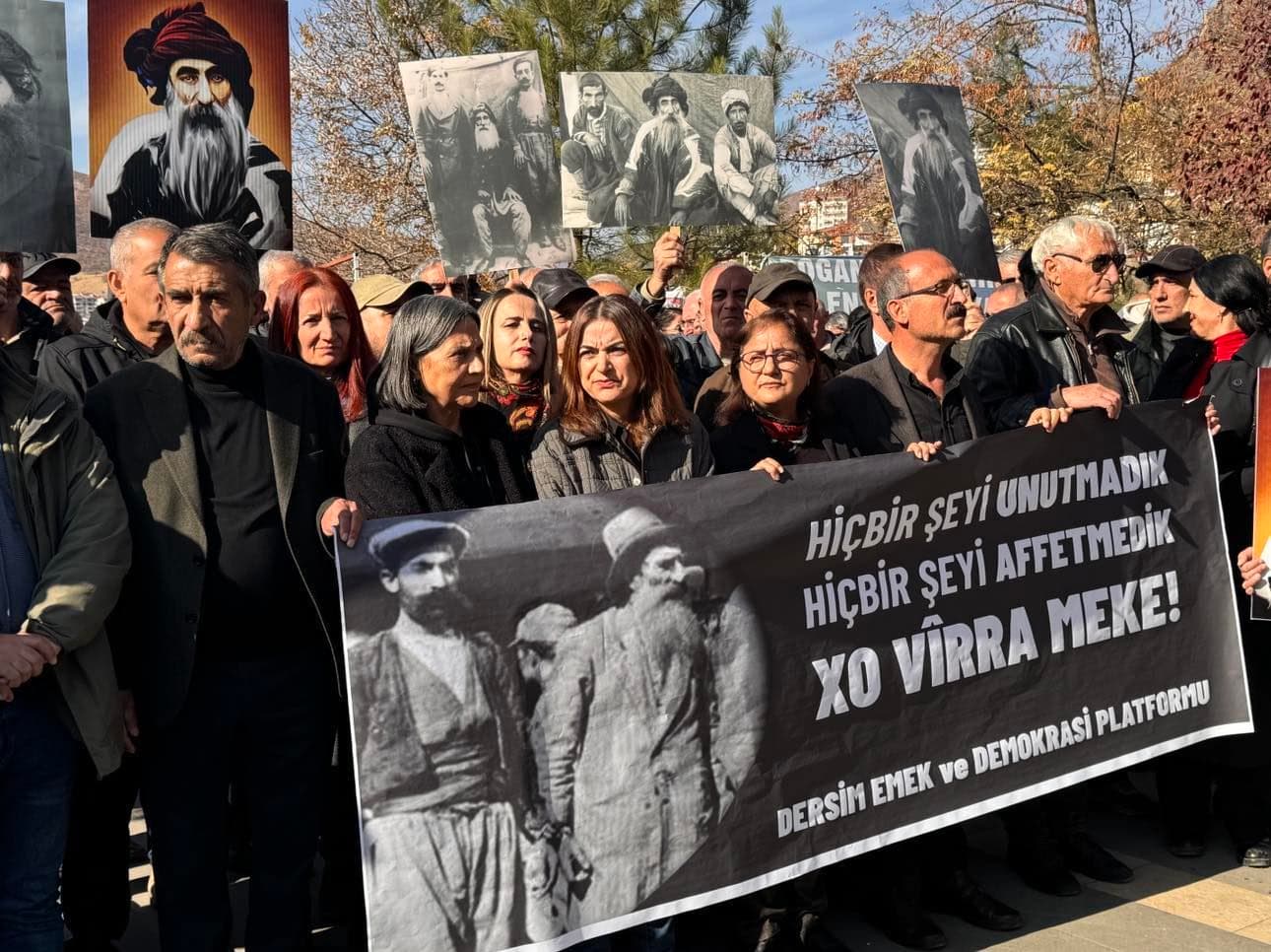 Merasîma bibîranîna Seyîd Riza û Komkujiya Dêrsimê \ Wêne: Alî Haydar Gozlu \ Rûdaw