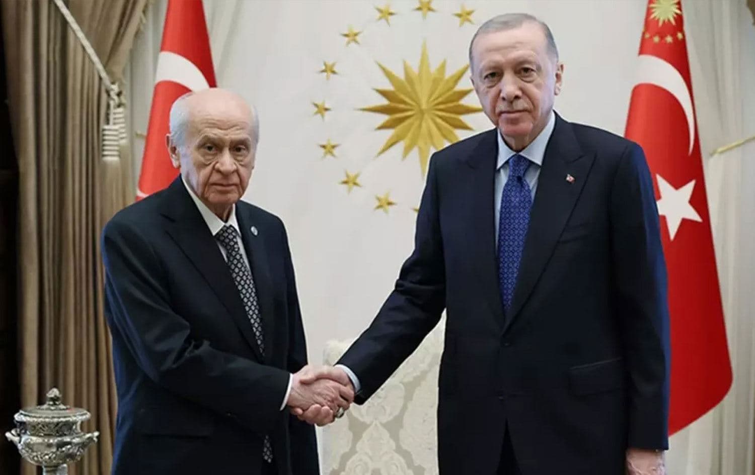 Erdoğan-Bahçeli görüşmesi