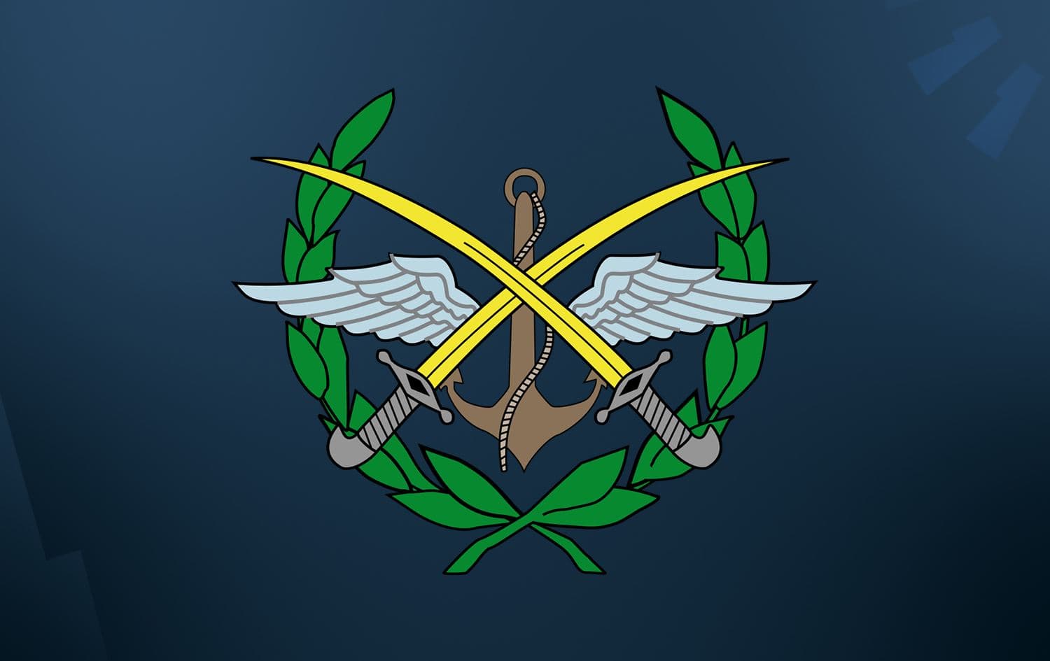 Syrian defence ministry logo. Graphic: Rudaw