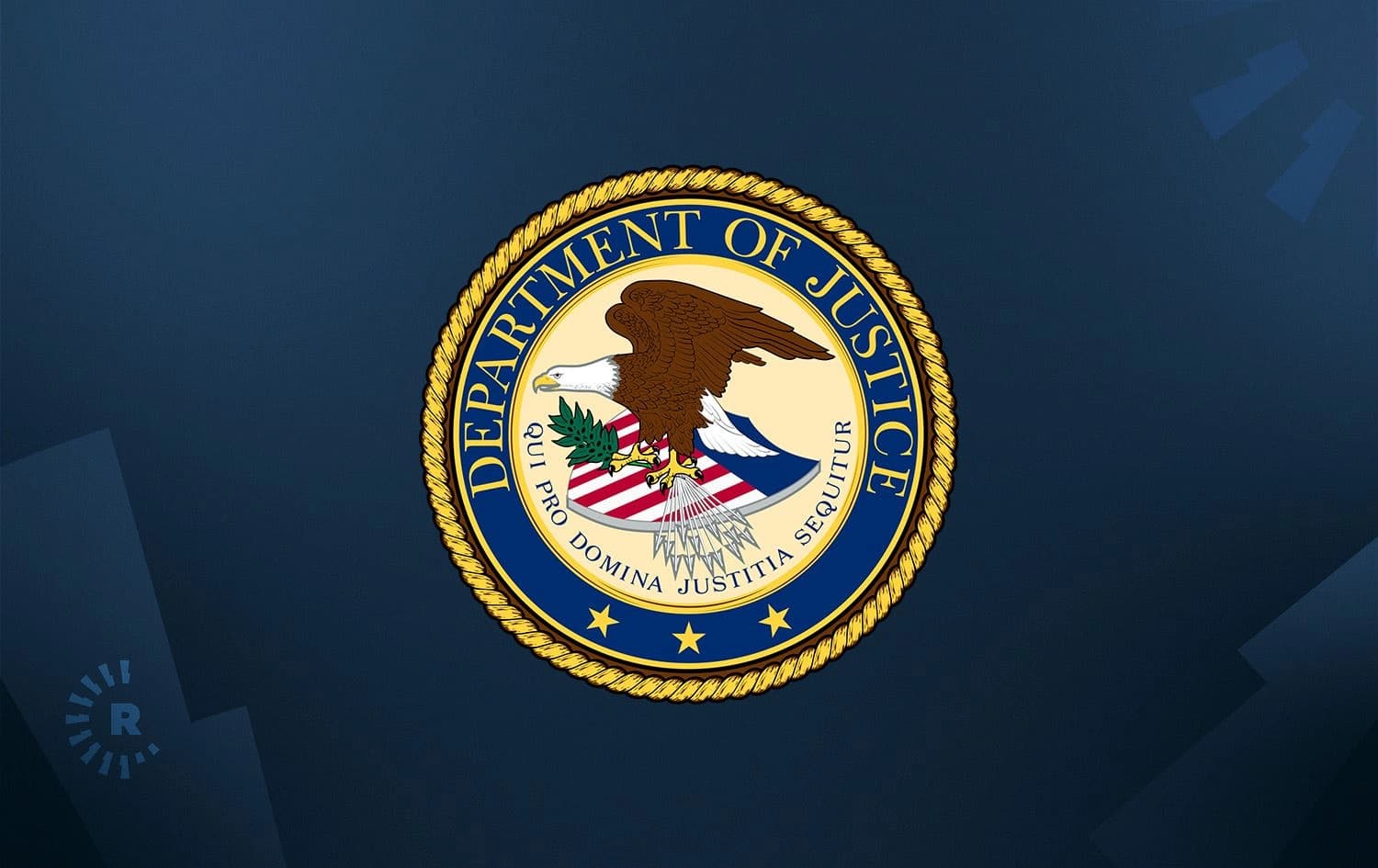 US Justice Department logo. Graphic: Rudaw