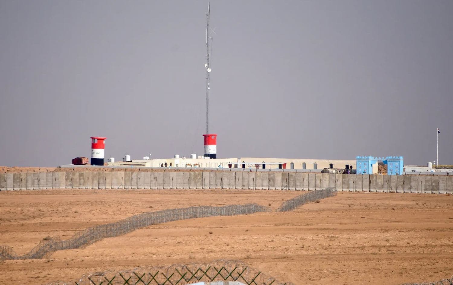 The Iraq-Syria border. Photo: AFP