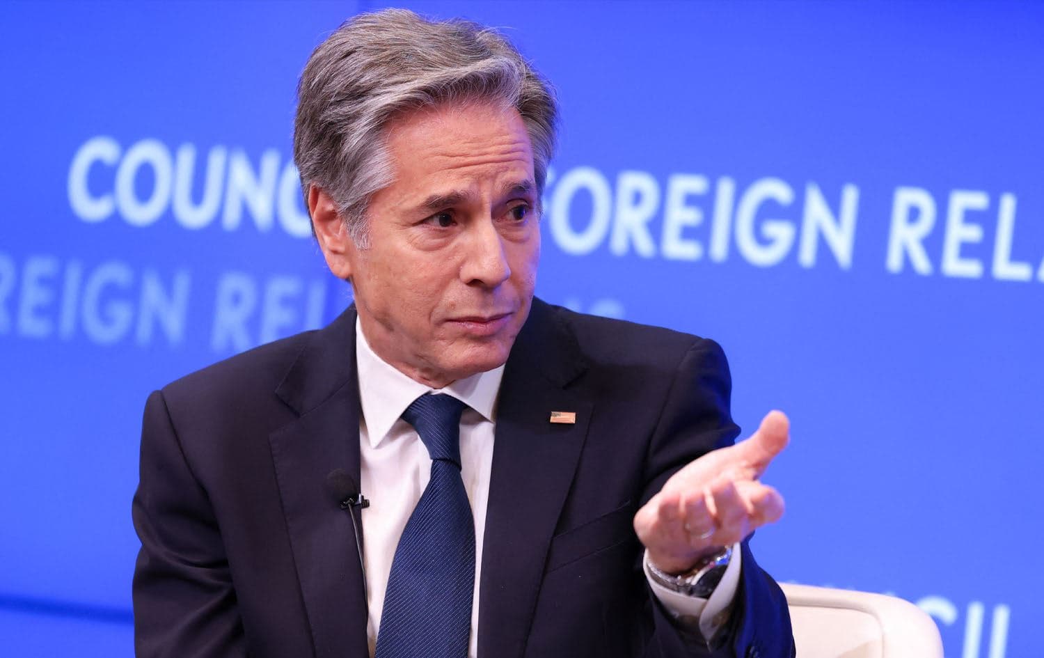 US Secretary of State Antony Blinken speaks as he answers question from the audience at the Council on Foreign Relations in New York City on December 18, 2024. Photo: CHARLY TRIBALLEAU / AFP