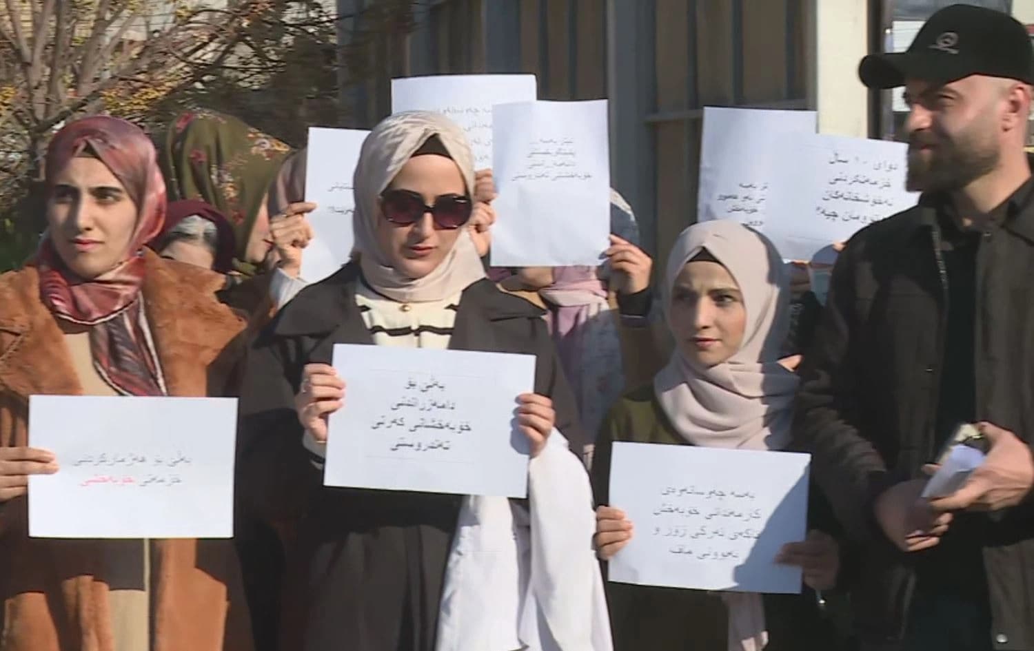 گردبوونەوەی بەشێک لە خۆبەخشانی تەندروستی لە هەولێر. وێنە: رووداو