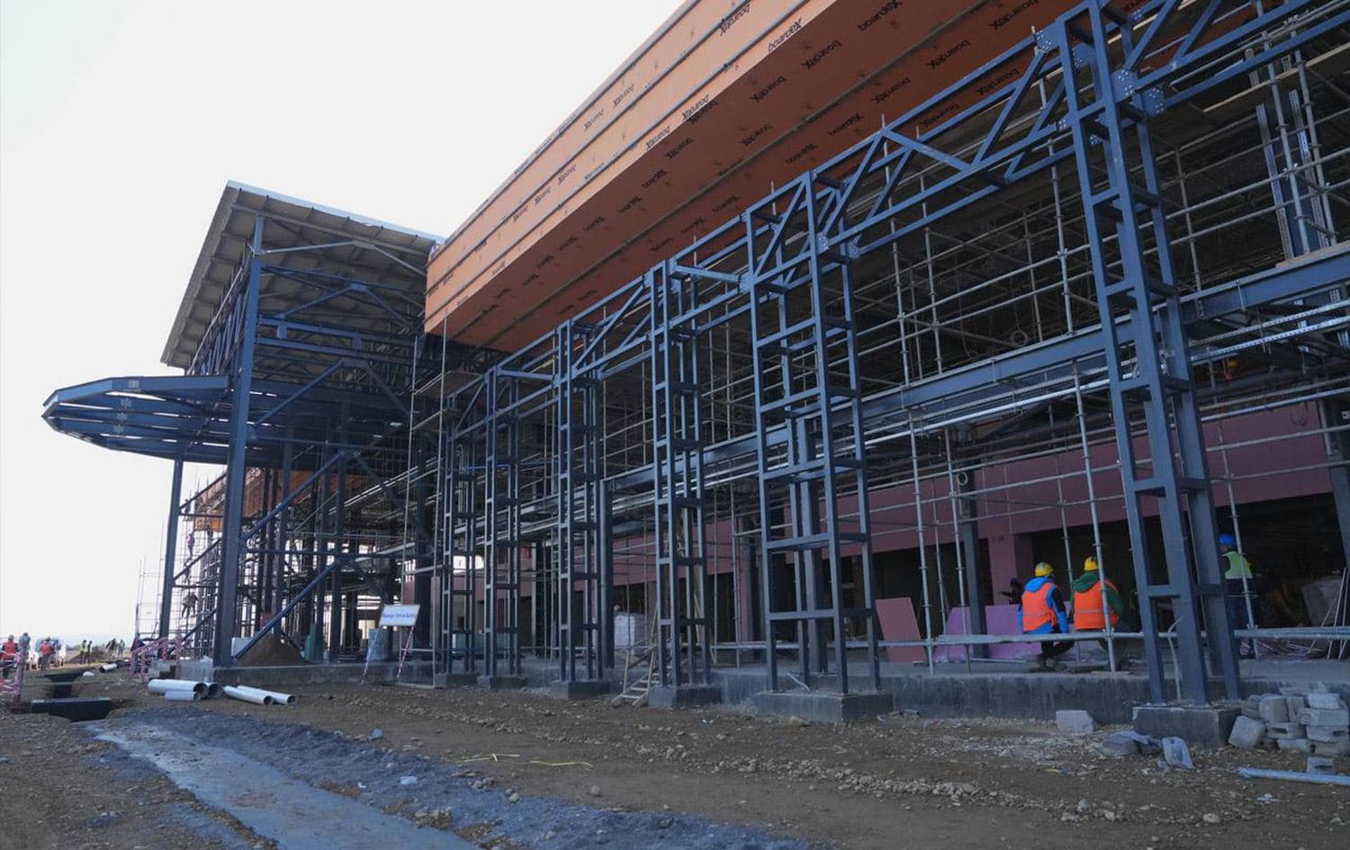The Mosul International Airport under construction on December 22, 2024, ahead of its anticipated reopening in June 2025. Photo: Sudani's office