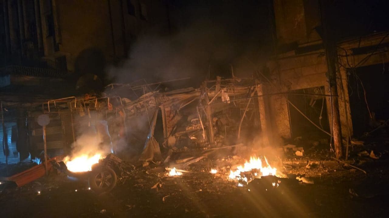 Aftermath of Manbij explosion on December 27, 2024. Photo: Social media