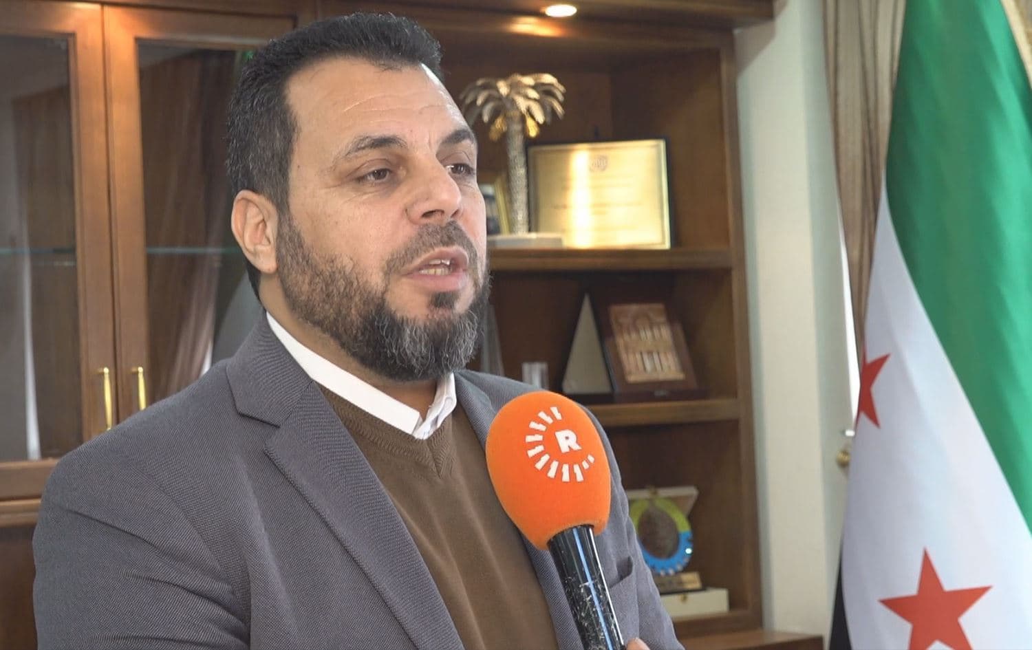 Wezîrê çandiniyê yê birêvebiriya nû ya Sûriyeyê Mihemed Ehmed /Wêne: Rûdaw