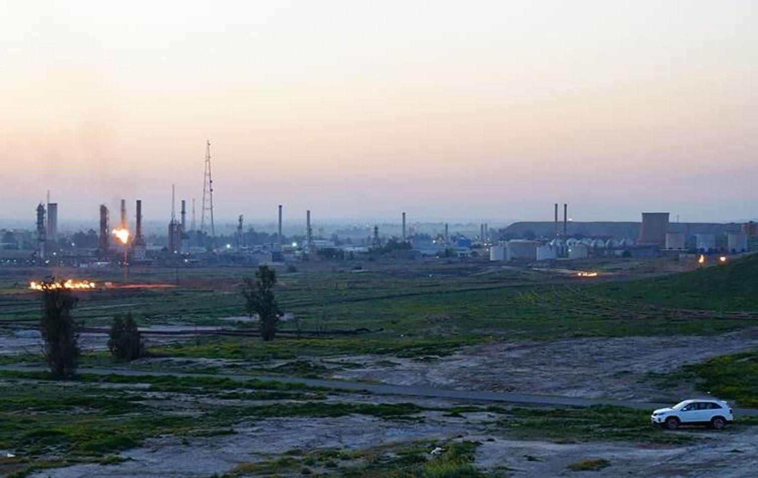 View of the North Oil Company installations in the province of Kirkuk, Iraq in April 2, 2023. Photo: Marwan Ibrahim/Rudaw