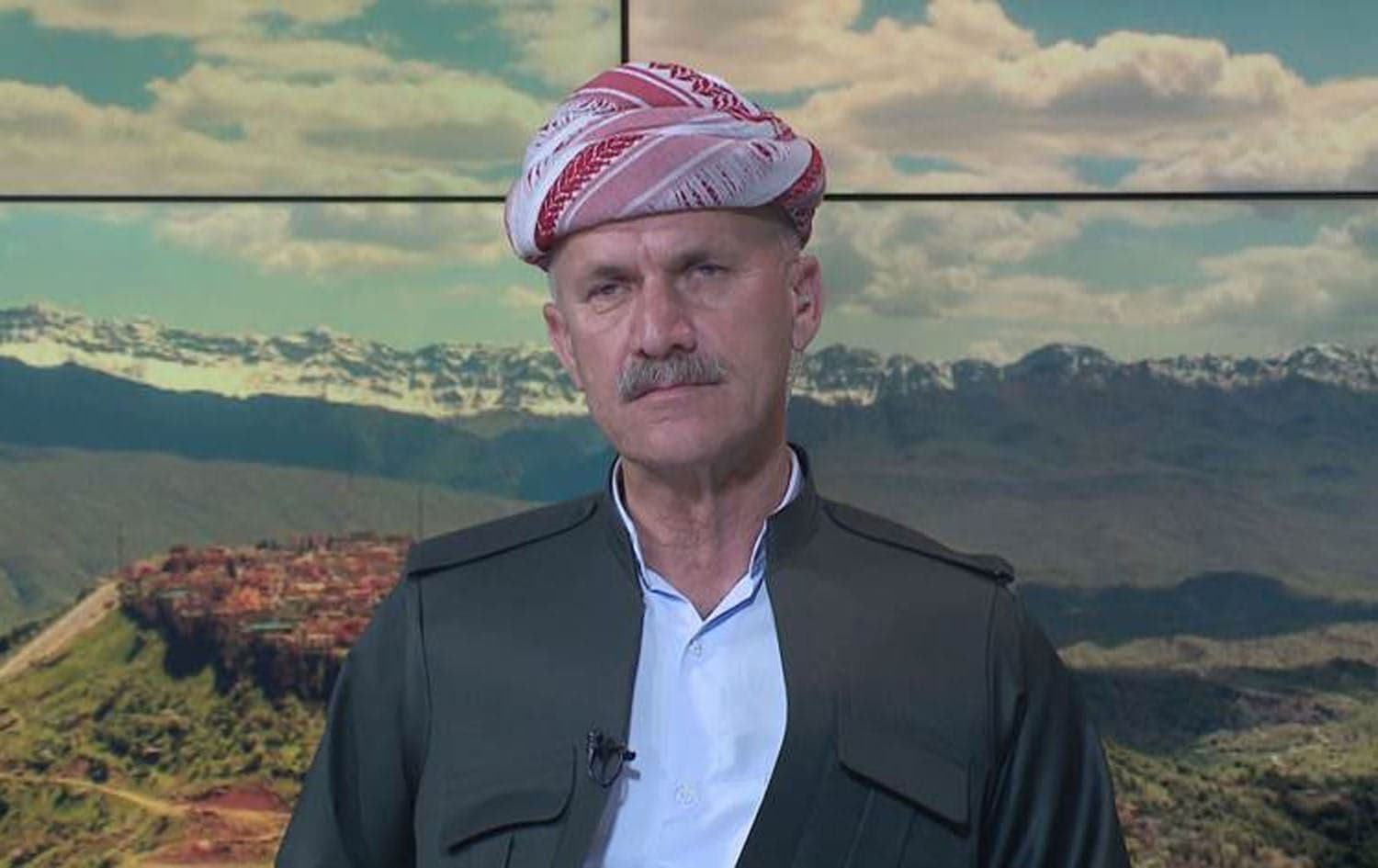 Tahir Rashaveyi, chieftain (mukhtar) of Rashava village in northern Duhok, speaks to Rudaw on January 18, 2025. Photo: Rudaw