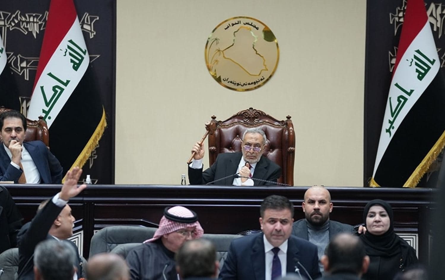 Iraqi parliament meeting on January 21, 2025. Photo: Iraqi parliament/Facebook