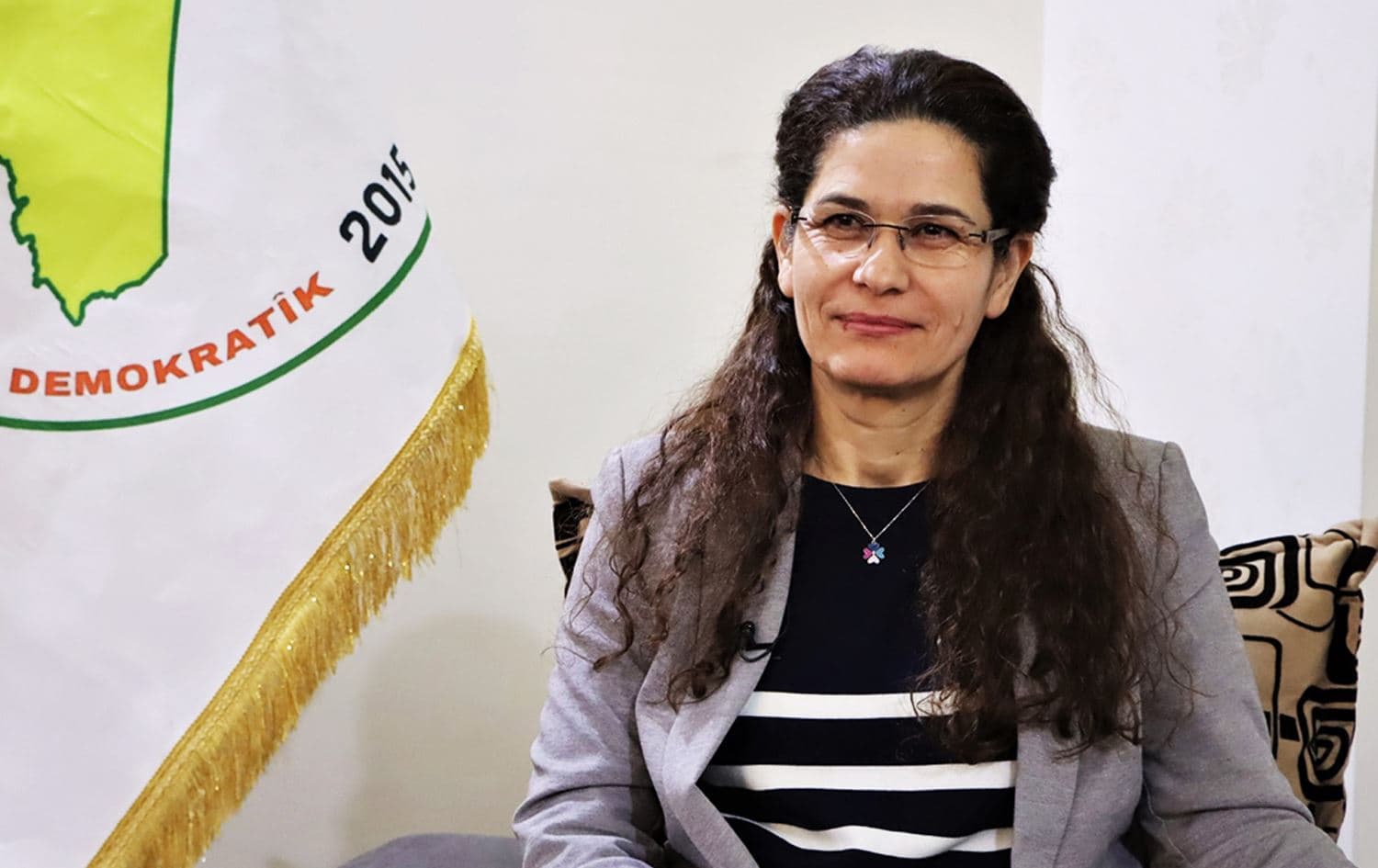 Rojava Özerk Yönetimi Dış İlişkiler Dairesi Eş Başkanı İham Ahmed / Foto: Arşiv